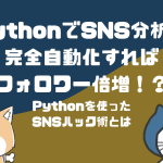 PythonでSNS分析を完全自動化すればフォロワー倍増！？Pythonを使った“SNSハック術”についてまにゃpyさんに徹底取材してきた