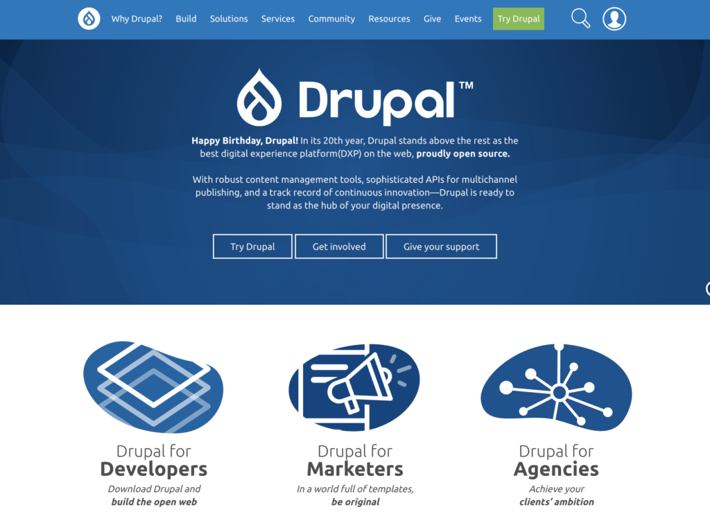 Drupal（ドルーパル）トップ画像