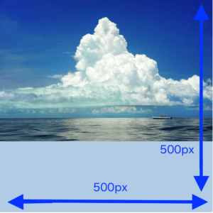 背景画像のサイズを修正する