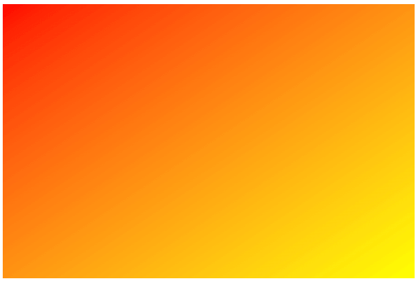 左上から右下に向かって斜めにグラデーション