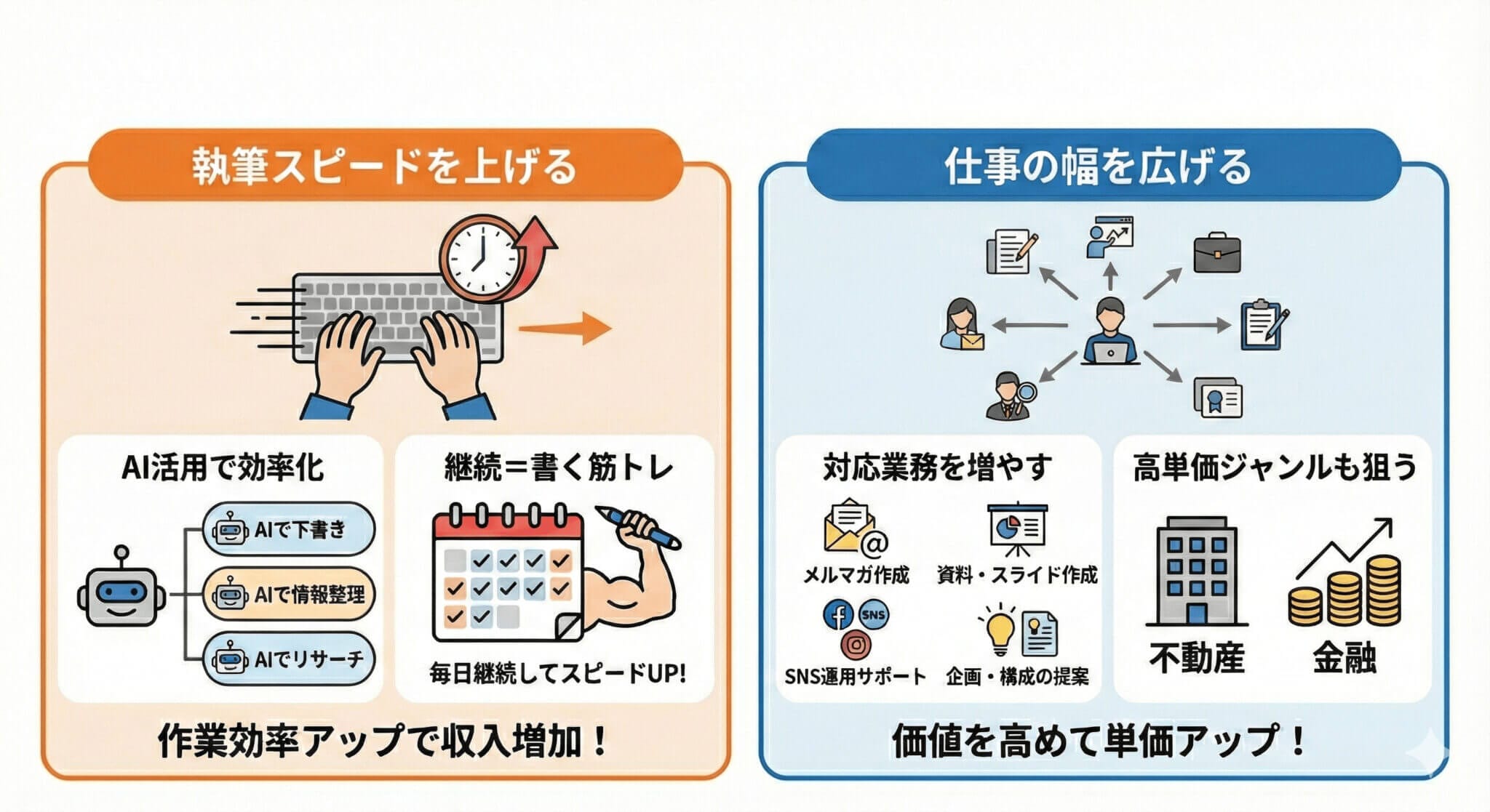 Webライター未経験者が収入を上げるコツ