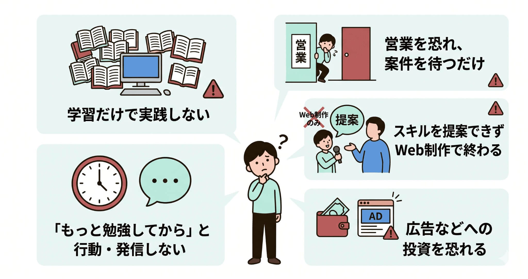 Webマーケティングの【自己診断】成長が止まるサイン、いくつ当てはまる？